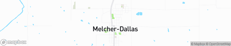 Melcher-Dallas - map