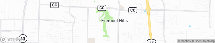 Fremont Hills - map