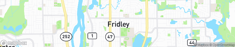 Fridley - map