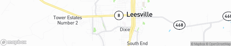 Leesville - map