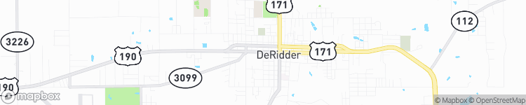 DeRidder - map
