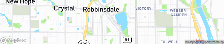 Robbinsdale - map