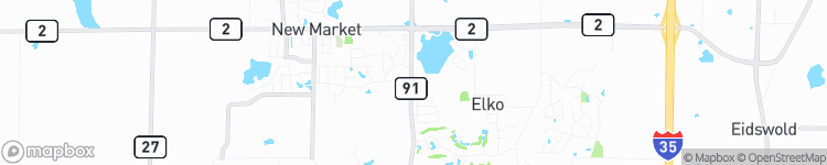 Elko New Market - map