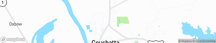 Coushatta - map