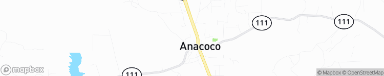 Anacoco - map