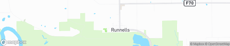 Runnells - map