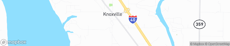 Knoxville - map