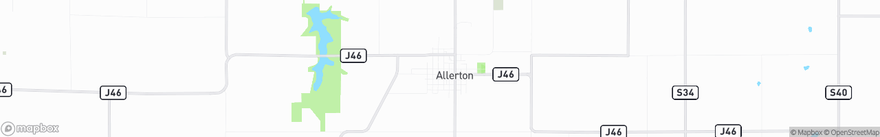 Allerton - map