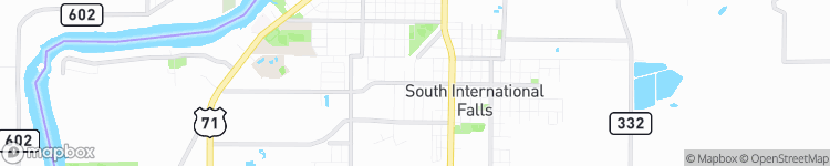 International Falls - map