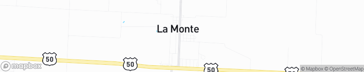 La Monte - map