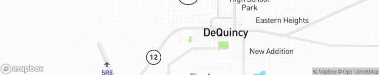 DeQuincy - map