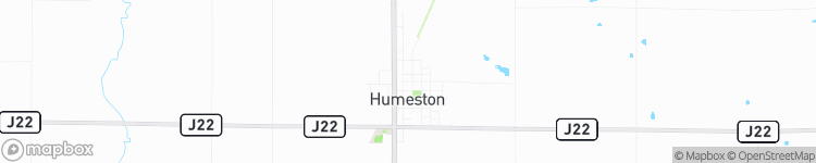 Humeston - map