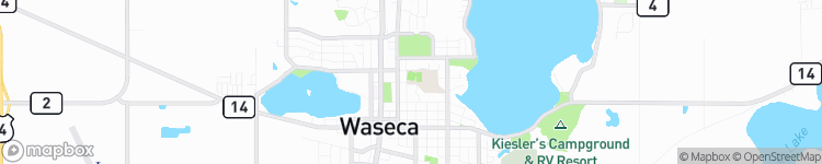 Waseca - map