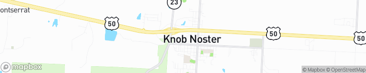 Knob Noster - map