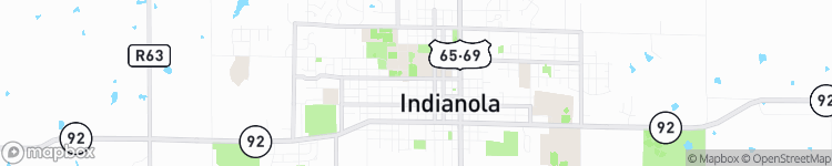 Indianola - map