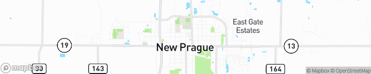 New Prague - map