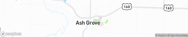 Ash Grove - map