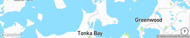 Tonka Bay - map