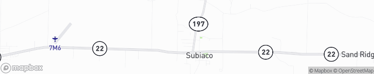 Subiaco - map