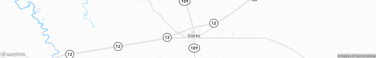 Starks Truck Stop - map