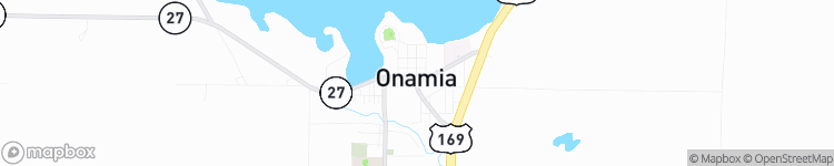 Onamia - map