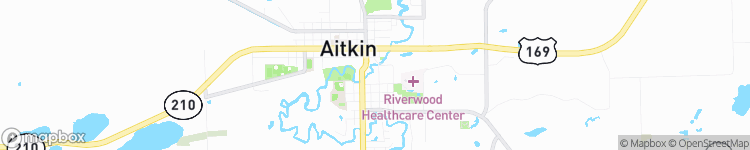 Aitkin - map