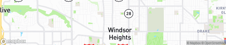 Windsor Heights - map