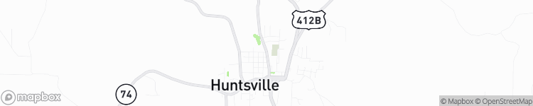 Huntsville - map