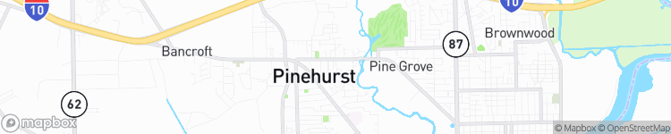 Pinehurst - map