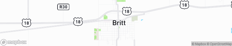 Britt - map
