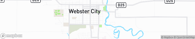 Webster City - map