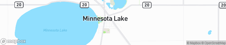 Minnesota Lake - map
