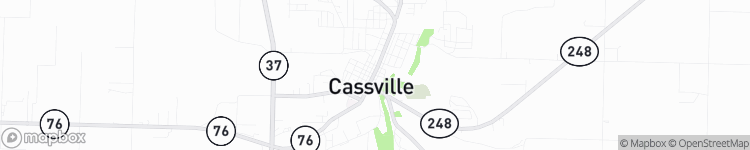 Cassville - map
