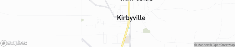 Kirbyville - map