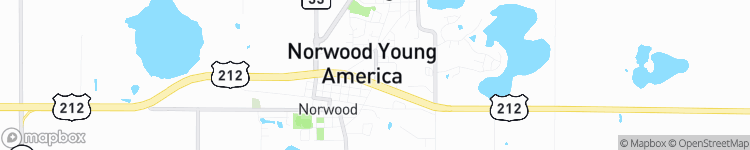 Norwood Young America - map