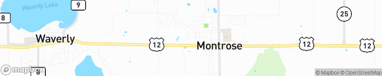 Montrose - map