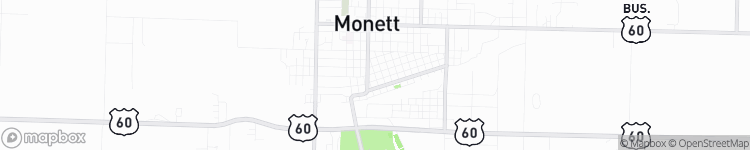 Monett - map