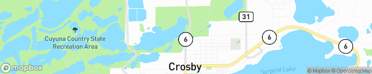 Crosby - map