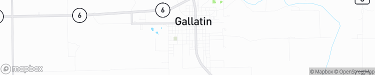 Gallatin - map