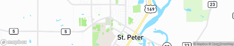 Saint Peter - map