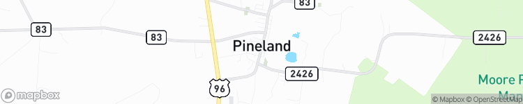 Pineland - map