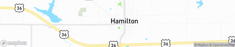 Hamilton - map