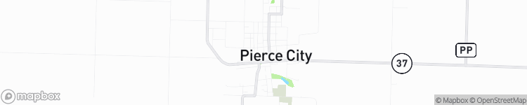 Pierce City - map