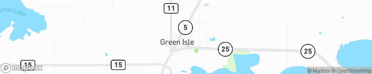 Green Isle - map
