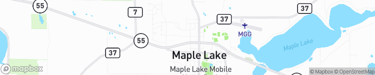 Maple Lake - map