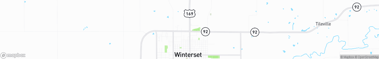 Winterset - map