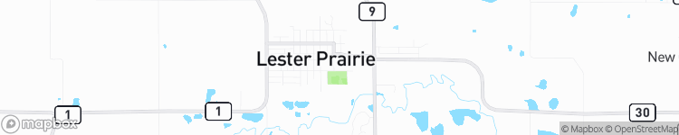 Lester Prairie - map