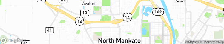North Mankato - map
