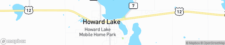 Howard Lake - map
