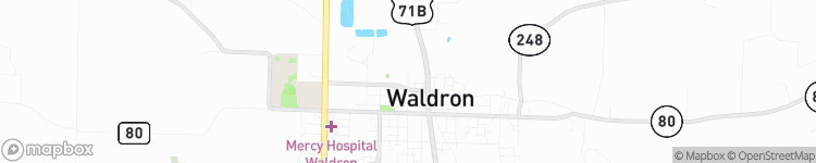 Waldron - map
